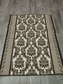 Коврик №116 - чёрный с белым, 1 на 1,35 метра
