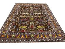 Шелковый Афганский ковер ручной работы Bidjar (Биджар) 3.58x2.75