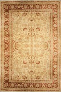 Афганский ковер ручной работы из шелка и шерсти Сhoubi (Чуби уйгур) 2.85x1.85