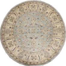 Шерстяной Афганский ковер ручной работы Сhoubi (Чуби) 1.49x1.47