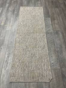 Коврик № 1728,бежево-серый,размер 0,66 на 1,96 метра