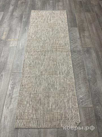 Халява Коврик № 1728,бежево-серый,размер 0,66 на 1,96 метра