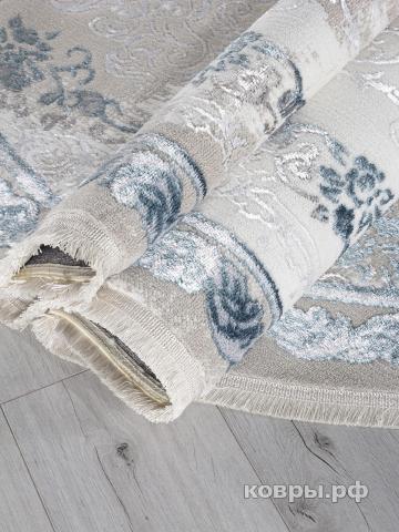 ковер Ковер ARDA EFSAN L278A CREAM SHRINK / BLUE FDY Овал — фото 4