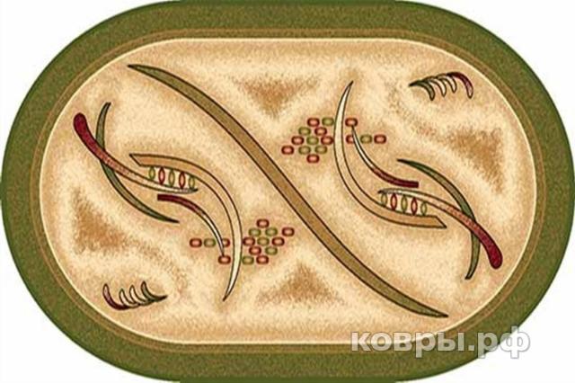 ковер Merinos Valencia d008 GREEN Овал