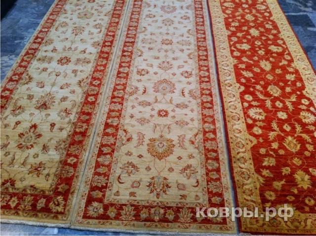 ковер ручной работы Афганский ковер ручной работы Чуби 0.79x3.4м — фото 2