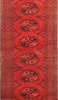 Афганский ковер ручной работы Белжик 1.05x5.5м