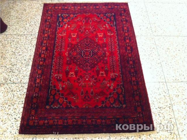 ковер ручной работы Афганский ковер ручной работы Белжик 1.02x1.58м — фото 2