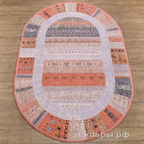 ковер KOZA HALI Flat B921C P_MULTI_ROSE / P_BEIGE овал