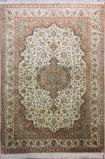 Шелковый Индийский ковер ручной работы Kashmir (Кашмир) 2.26x1.52