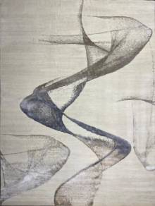 Индийский ковер ручной работы из шелка и шерсти 4.09x3.05