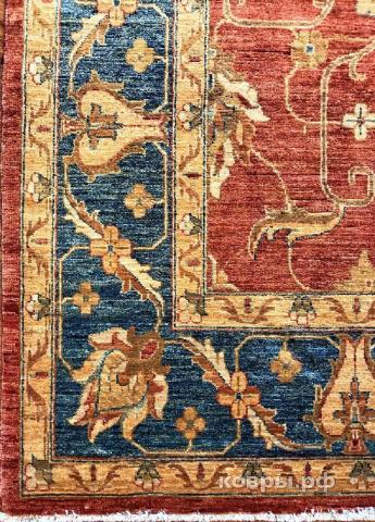 ковер ручной работы Шерстяной Афганский ковер ручной работы Сhoubi (Чуби) 2.96x2.12 — фото 3