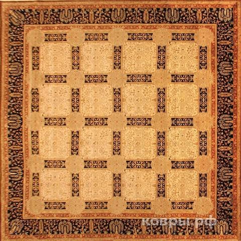 ковер ручной работы Индийский ковер ручной работы Агра 3,78x3,77м 3.77x3.78