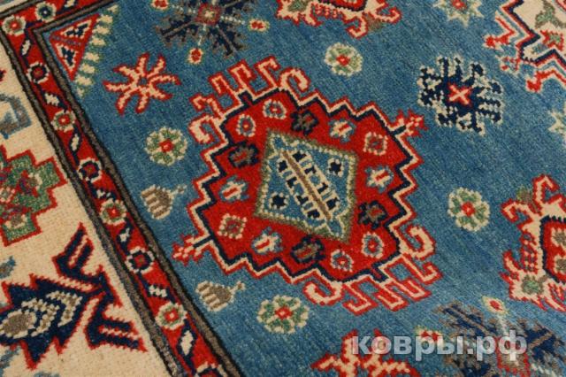 ковер ручной работы Пакистанский ковер ручной работы Казах 0.97x1.49м — фото 6