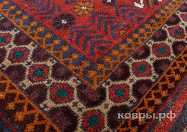 ковер ручной работы Пакистанский ковер ручной работы Балучи 1.0x1.5м — фото 8
