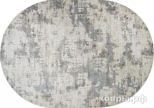 ковер Ковер Современный MERINOS NATUREL F230 BEIGE-BLUE Овал