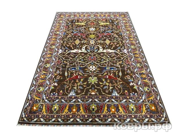 ковер ручной работы Шелковый Афганский ковер ручной работы Bidjar (Биджар) 3.58x2.75 — фото 2