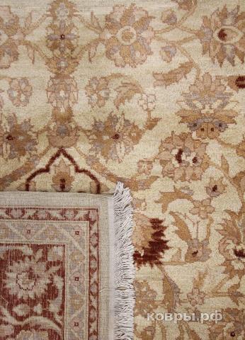 ковер ручной работы Афганский ковер ручной работы из шелка и шерсти Сhoubi (Чуби уйгур) 2.85x1.85 — фото 2