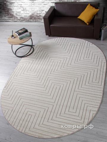 ковер Ковер MERINOS DIOS F412 LIGHT CREAM Овал — фото 3