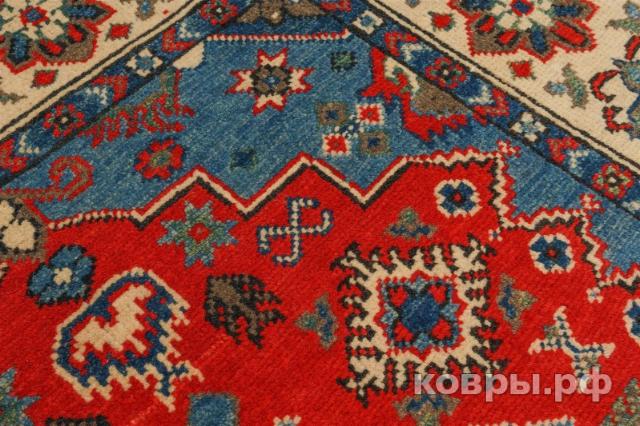 ковер ручной работы Пакистанский ковер ручной работы Казах 1.05x1.49м — фото 7