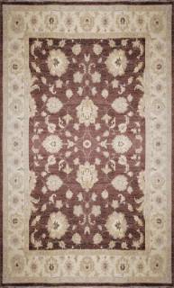 Шелковый Афганский ковер ручной работы Сhoubi Ziegler (Чуби зиглер)3.58x2.72