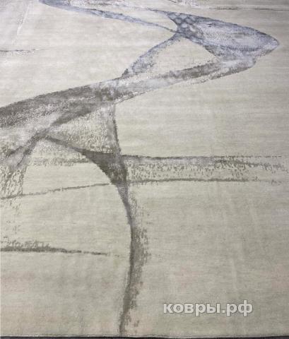 ковер ручной работы Индийский ковер ручной работы из шелка и шерсти 4.09x3.05 — фото 2