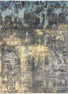 Шелковый Афганский ковер ручной работы Designer (Дизайнерский) 2.39x1.73