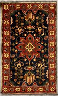 Шерстяной Афганский ковер ручной работы Merinos (Меринос) 1.22x2