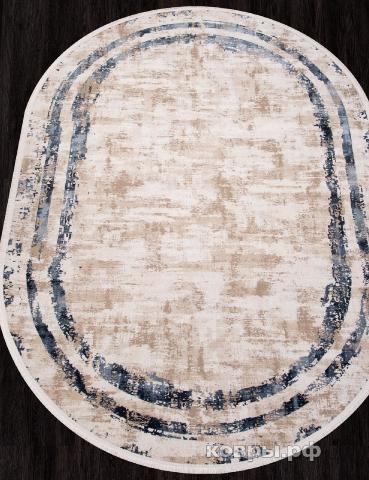 ковер KARMEN HALI LISSABON SI053T BROWN / BROWN Овал — фото 2