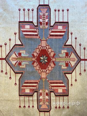 ковер ручной работы Шелковый Иранский ковер ручной работы Sumah (Сумах Сиржан) 2.83x1.95 — фото 3