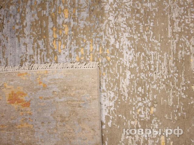 ковер ручной работы Индийский ковер ручной работы из шелка и шерсти 1.95x1.49 — фото 3