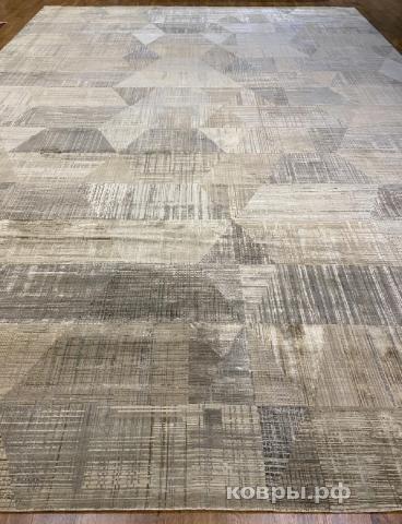 ковер ручной работы Индийский ковер ручной работы из шелка и шерсти 6.05x4.26 — фото 4