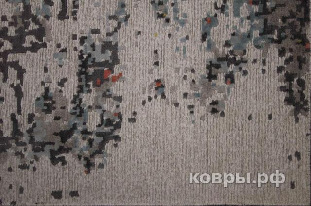 ковер ручной работы Индийский ковер ручной работы из шелка и шерсти 3.74x2.65 — фото 5