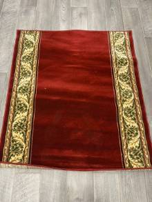 Коврик № 1338,бордовый,размер 1,2 на 1,4 метра
