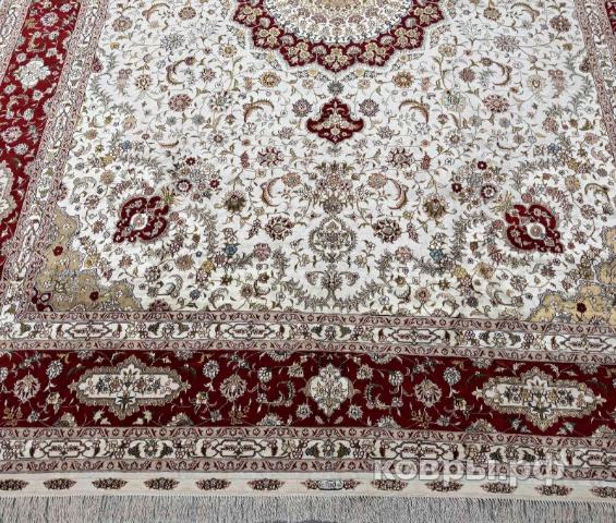 ковер ручной работы Шелковый Китайский ковер ручной работы 400 lines (400 линий) 4.23x3.05 — фото 2