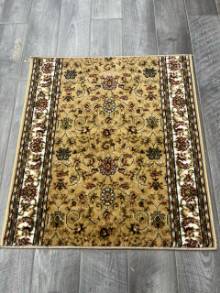 Коврик№1557,бежевый,размер 0,9 на 1 метр