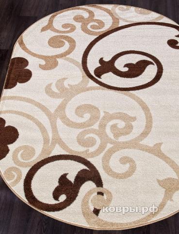 ковер MERINOS SUNRISE 2 v805 LIGHT CREAM Овал — фото 3