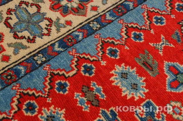 ковер ручной работы Пакистанский ковер ручной работы Казах 1.05x1.49м — фото 8