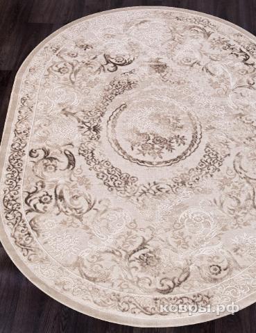 ковер KARMEN HALI ARMINA 03701A BROWN / BROWN Овал — фото 2