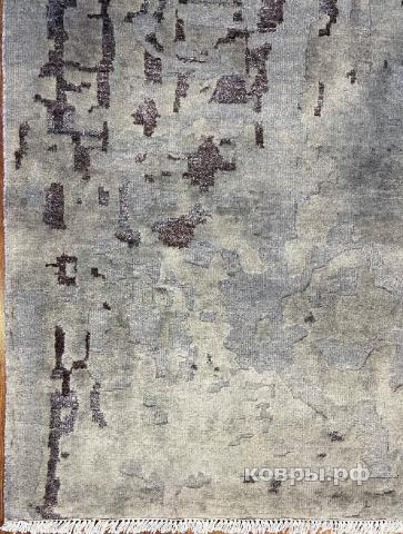 ковер ручной работы Индийский ковер ручной работы из шелка и шерсти 4.59x3.69 — фото 2