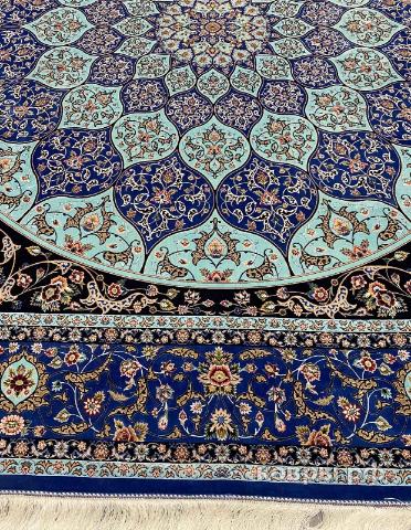 ковер ручной работы Шелковый Иранский ковер ручной работы Qum (Кум) 3x3 — фото 3