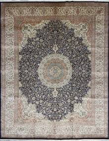 Шелковый Индийский ковер ручной работы Kashmir (Кашмир)  3.07x2.5