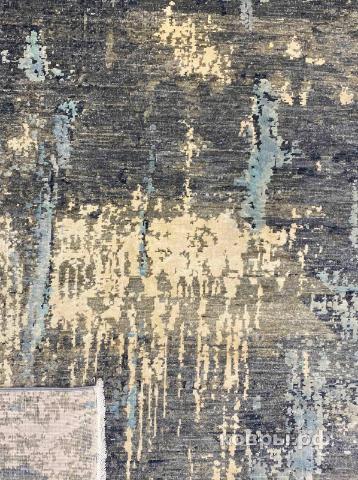 ковер ручной работы Шелковый Афганский ковер ручной работы Designer (Дизайнерский) 2.39x1.73 — фото 2