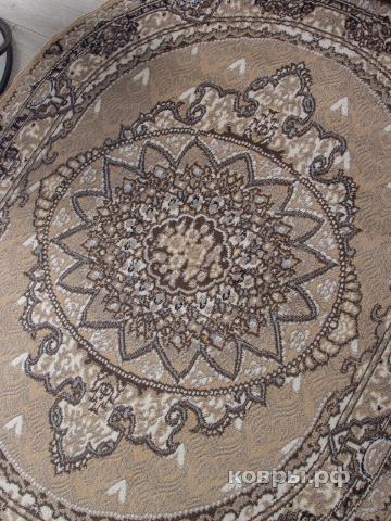 ковер Ковер AIDIN CARPET PRAGA 06021A BEIGE / BEIGE Овал — фото 2