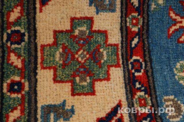 ковер ручной работы Пакистанский ковер ручной работы Казах 0.97x1.49м — фото 8