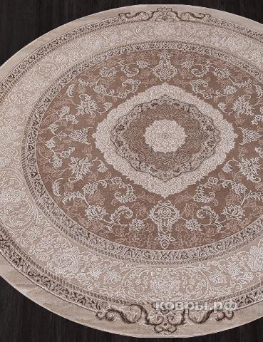 ковер KARMEN HALI ARMINA 03874B BROWN / BROWN Круг — фото 2