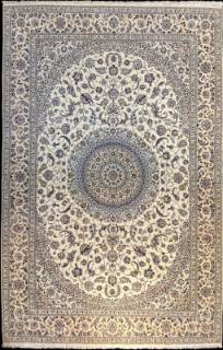 Иранский ковер ручной работы из шелка и шерсти Nain (Наин) 6x4