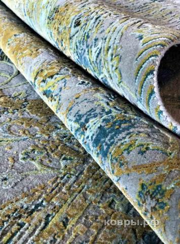 ковер ручной работы Индийский ковер ручной работы из шелка и шерсти 3.02x2.49 — фото 5