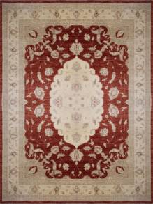 Афганский ковер ручной работы из шелка и шерсти Сhoubi Ziegler (Чуби зиглер) 4.03x3.03