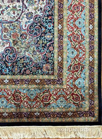 ковер ручной работы Шелковый Китайский ковер ручной работы Hereke (Хереке) 2.84x1.85 — фото 4