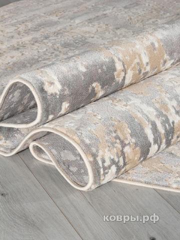 ковер Ковер ROZA SIESTA M027A LIGHT BEIGE / TAUPE Овал — фото 4